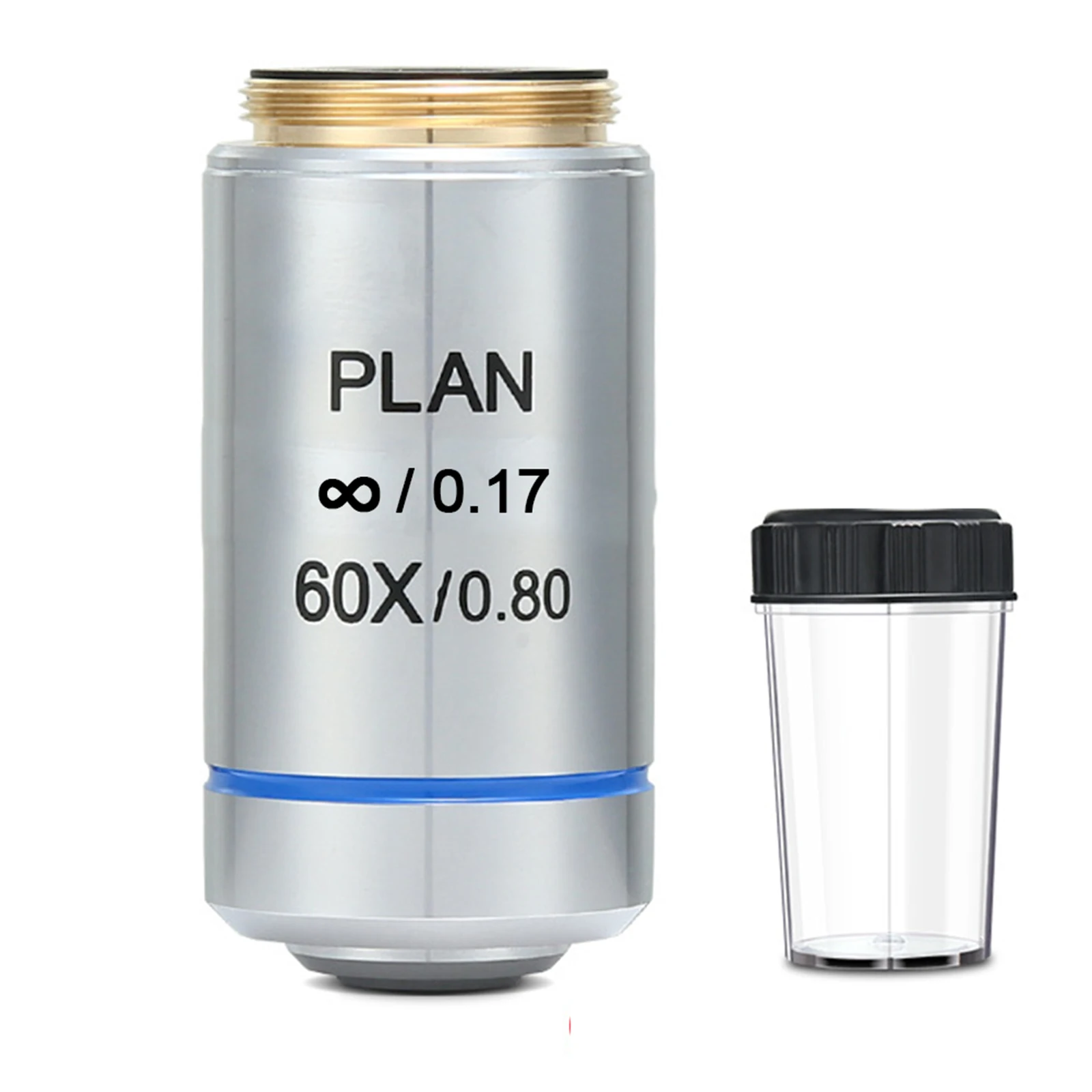 Durable Objective Lens AchromaticMicroscope 20mm Thread 45 Degrees A60X 60X Aluminum Alloy Battery Powered Dustproof
Durable Objective Lens AchromaticMicroscope 20mm Thread 45 Degrees A60X 60X Aluminum Alloy Battery Powered Dustproof