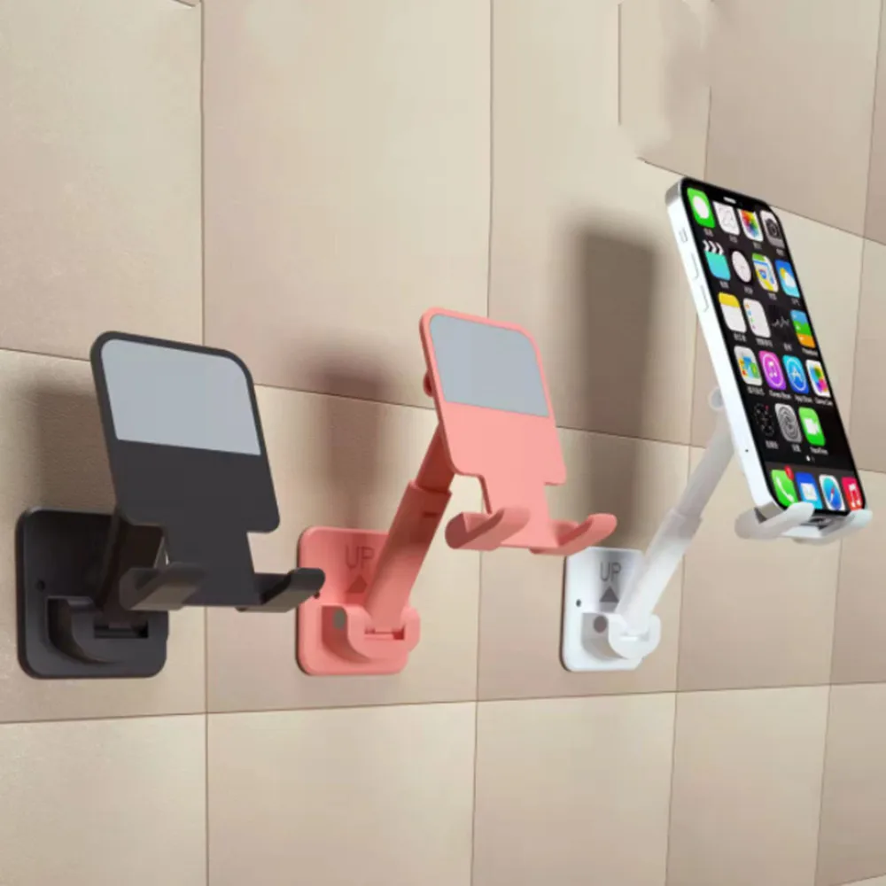Creative Wall-Mounted Holder Self Adhesive Wall Hanging Phone Holder Foldable Stick Mobile Phone Holder
Creative Wall-Mounted Holder Self Adhesive Wall Hanging Phone Holder Foldable Stick Mobile Phone Holder