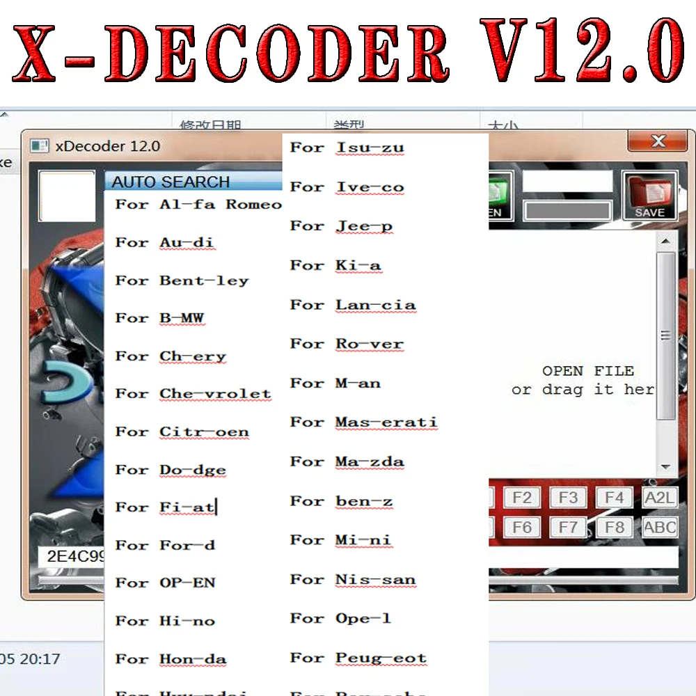 

2024 Xdecoder 12.0 with Remover Crack D-TC OFF Delete Software Full Verison for Hyundai for VAG EDC15 EDC16 EDC17 Xdecoder