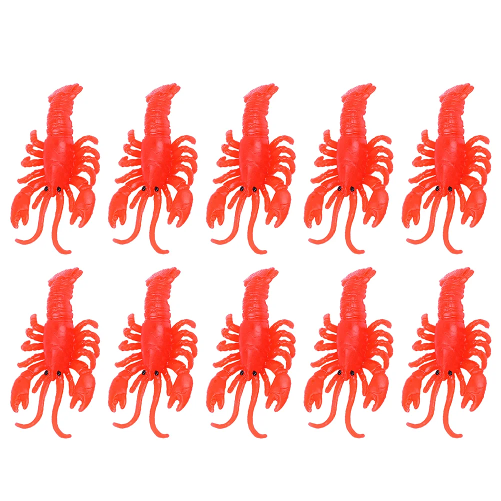 

Simulated Crayfish Funny Fake Lobster Lovely Crab Crab Toys For Kidss For Kids Adorable Kids Supplies Interesting Flexible Glue