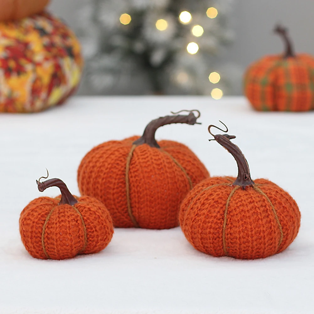 1/3pcs Harvest Festival Thanksgiving Decorations PP Cotton Filled Knitted Fabric Pumpkin Halloween Party Decorations Gifts
1/3pcs Harvest Festival Thanksgiving Decorations PP Cotton Filled Knitted Fabric Pumpkin Halloween Party Decorations Gifts