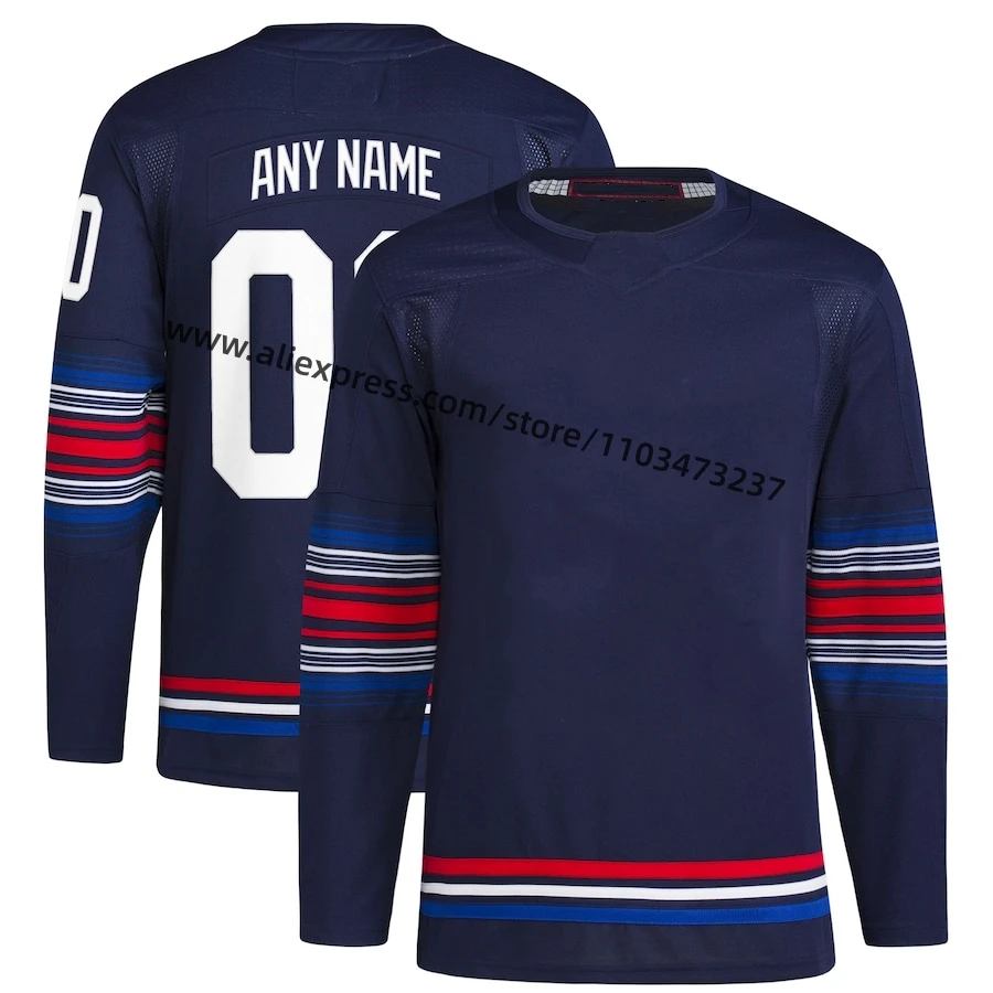 

Wholesale Stitched New York City Ice Hockey Jersey Name No. #93 Mika Zibanejad #10 Artemi Panarin High Quality