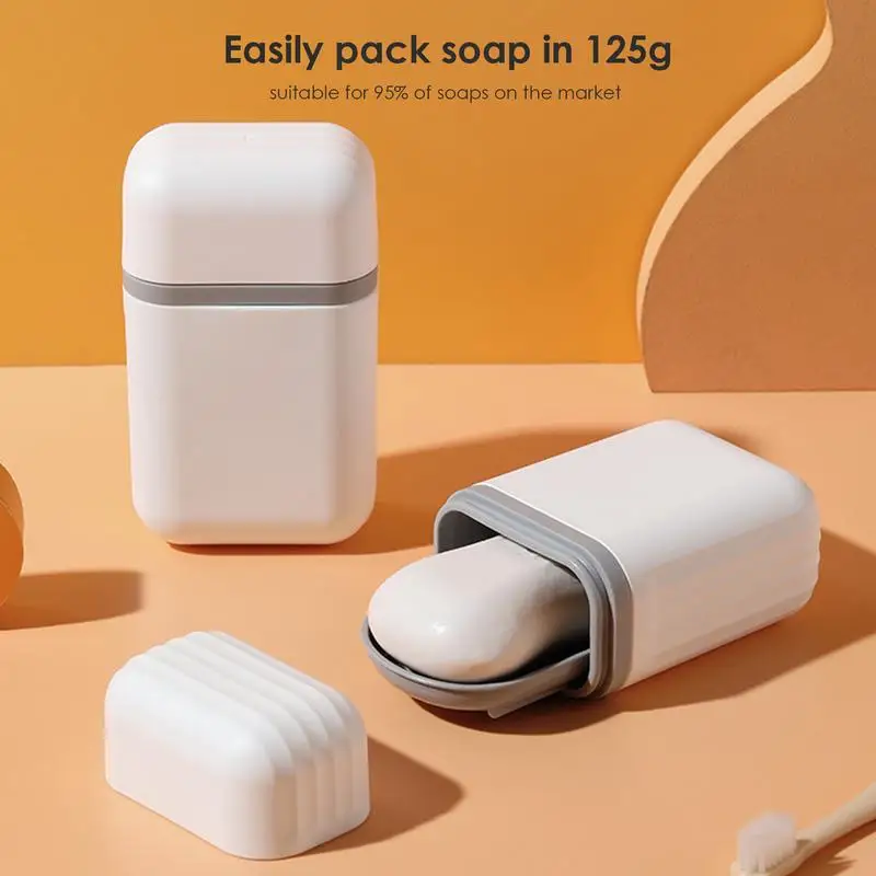 Portable Travel Soap Cases Soap Holder Leakproof Toilet Soap Box Sealed Soap Bar Holder With Draining Layer For Home travel
Portable Travel Soap Cases Soap Holder Leakproof Toilet Soap Box Sealed Soap Bar Holder With Draining Layer For Home travel