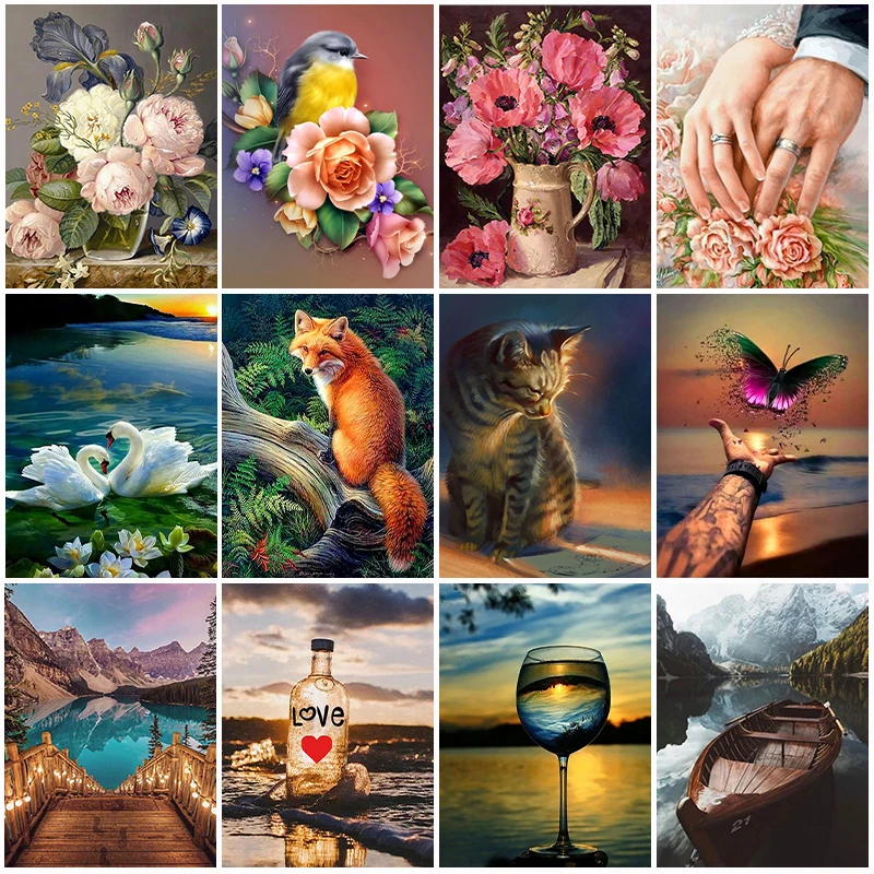 5D DIY Diamond Painting Art Landscape Diamond Mosaic Full Circle Drill Embroidery Rhinestones Cross Stitch DIY Home Decor 
5D DIY Diamond Painting Art Landscape Diamond Mosaic Full Circle Drill Embroidery Rhinestones Cross Stitch DIY Home Decor