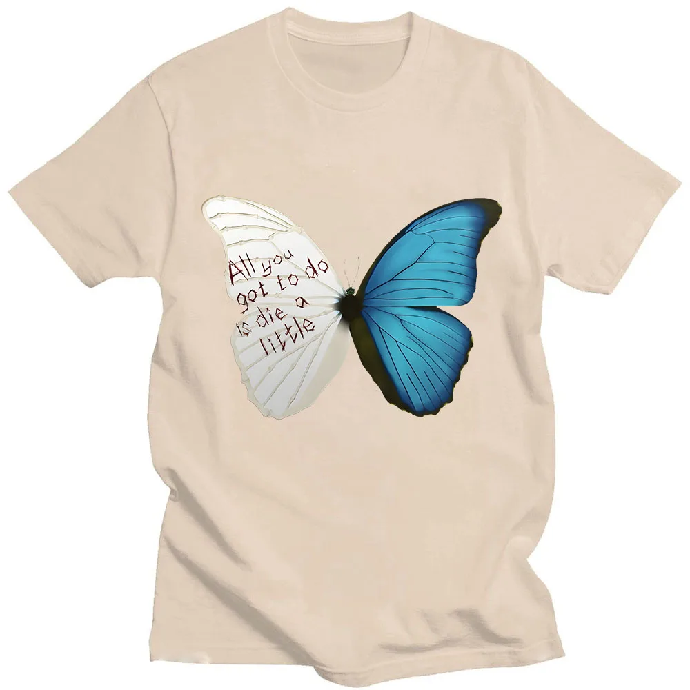 Футболки унисекс с принтом скелета бабочки, хлопковая Футболка с графическим принтом, Повседневная Ретро футболка с круглым вырезом, женские комиксные футболки
Футболки унисекс с принтом скелета бабочки, хлопковая Футболка с графическим принтом, Повседневная Ретро футболка с круглым вырезом, женские комиксные футболки