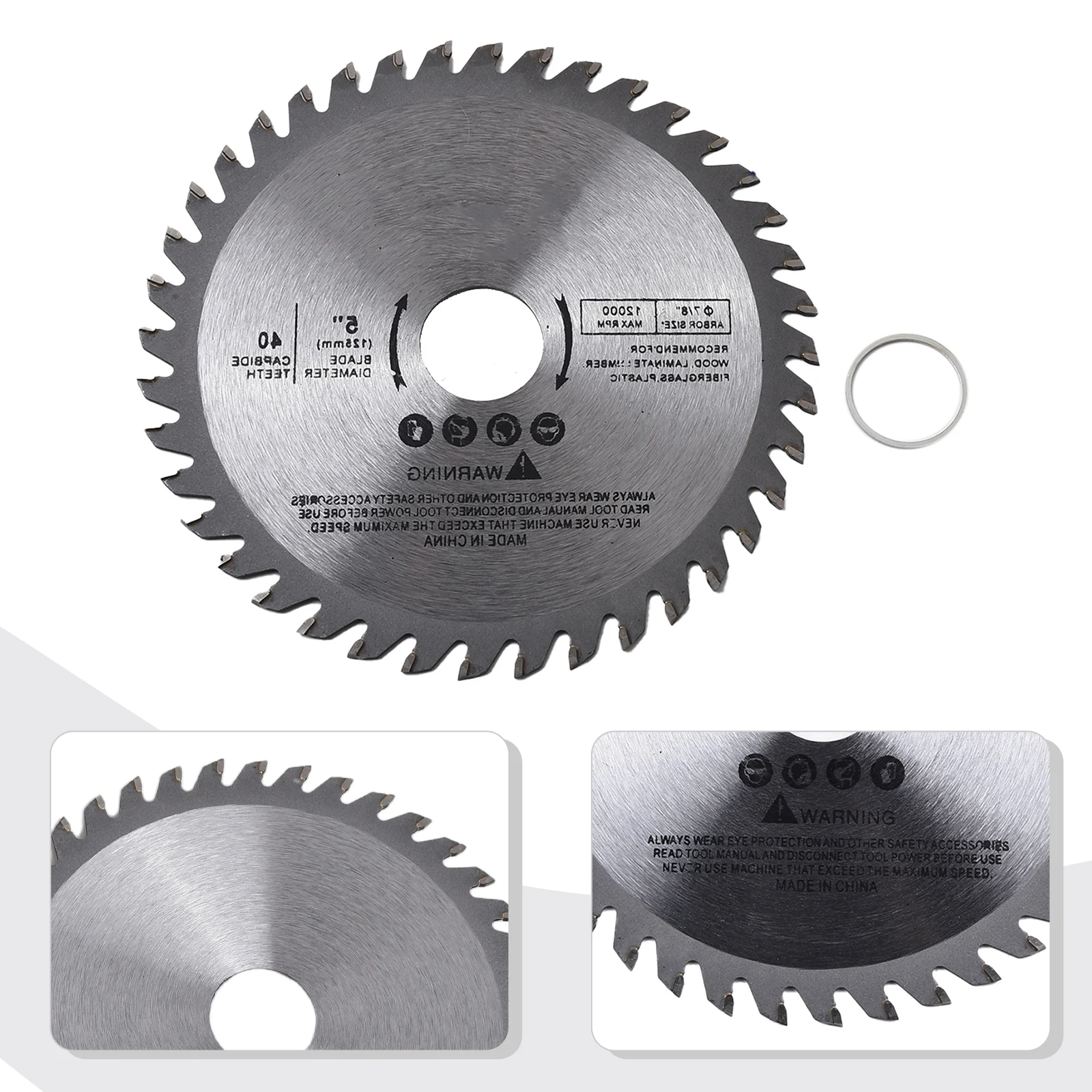5 Inch Table Cutting Disc For Wood Carbide Tipped 1\\\" Bore 40 Teeth Max RPM 5,500 Saw Blades Oscillating Tool Accessories
5 Inch Table Cutting Disc For Wood Carbide Tipped 1\\\" Bore 40 Teeth Max RPM 5,500 Saw Blades Oscillating Tool Accessories