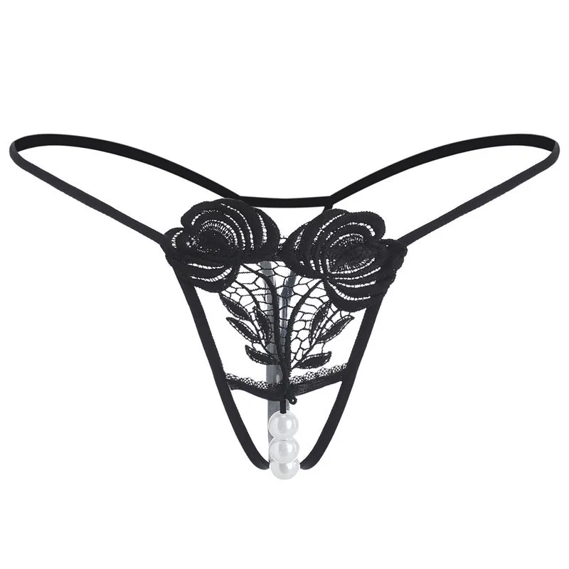 Sexy Lingerie New Embroidered Open-crotch Thong Pearl Massage T-pants Sexy Lingerie Game Women's Underwear
Sexy Lingerie New Embroidered Open-crotch Thong Pearl Massage T-pants Sexy Lingerie Game Women's Underwear