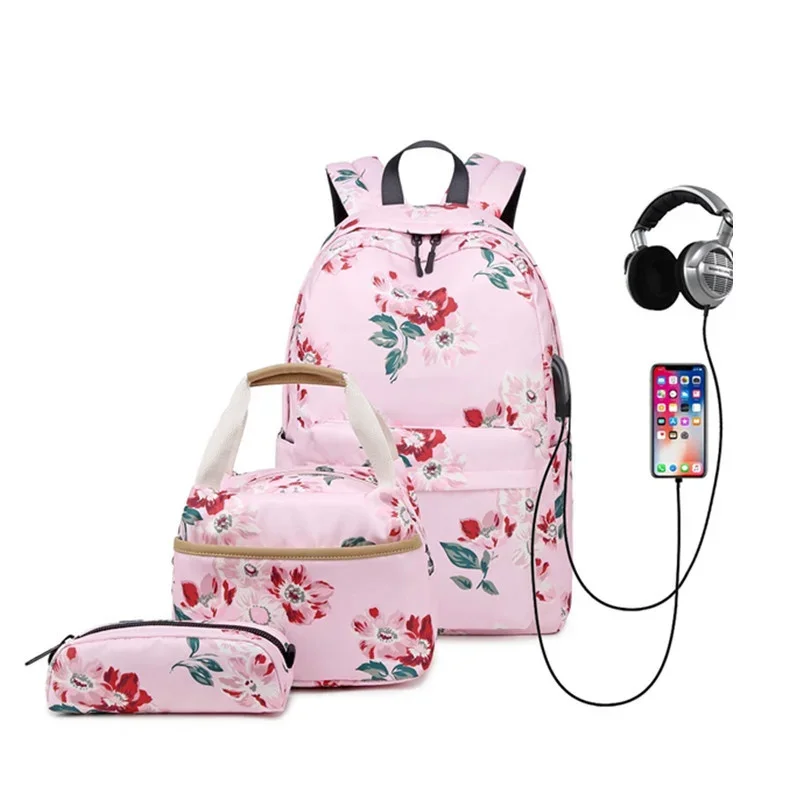 kids school backpack girls flower food bag set school children pen pencil floral book Christmas gifts for
kids school backpack girls flower food bag set school children pen pencil floral book Christmas gifts for