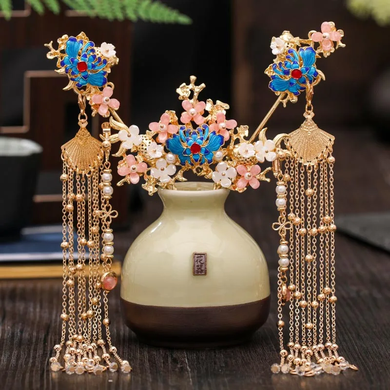 Retro Flower Decor With Tassel Elegant Alloy Hair Stick Personalized Hair Accessories Hairpin Headdress Jewelry Accessories
Retro Flower Decor With Tassel Elegant Alloy Hair Stick Personalized Hair Accessories Hairpin Headdress Jewelry Accessories
