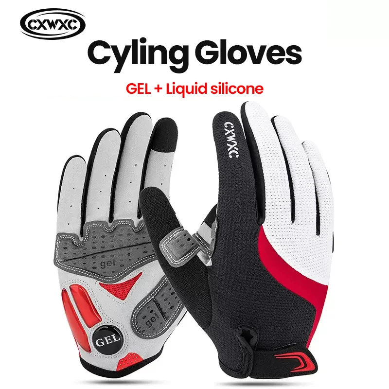 GIYO Cycling Gloves Men/Women Full Finger Touchscreen GEL Shockproof Non-Slip Breathable Sport Gloves for Spring/Autumn Mittens
GIYO Cycling Gloves Men/Women Full Finger Touchscreen GEL Shockproof Non-Slip Breathable Sport Gloves for Spring/Autumn Mittens