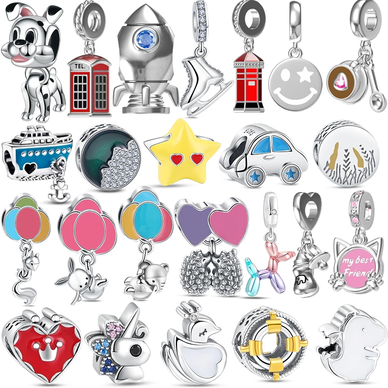 Fit Original Pandora 925 Sterling Silver Space Rocket Balloon Beads Charms Beads Diy For Women Gift Jewelry Bracelet Pendants
Fit Original Pandora 925 Sterling Silver Space Rocket Balloon Beads Charms Beads Diy For Women Gift Jewelry Bracelet Pendants