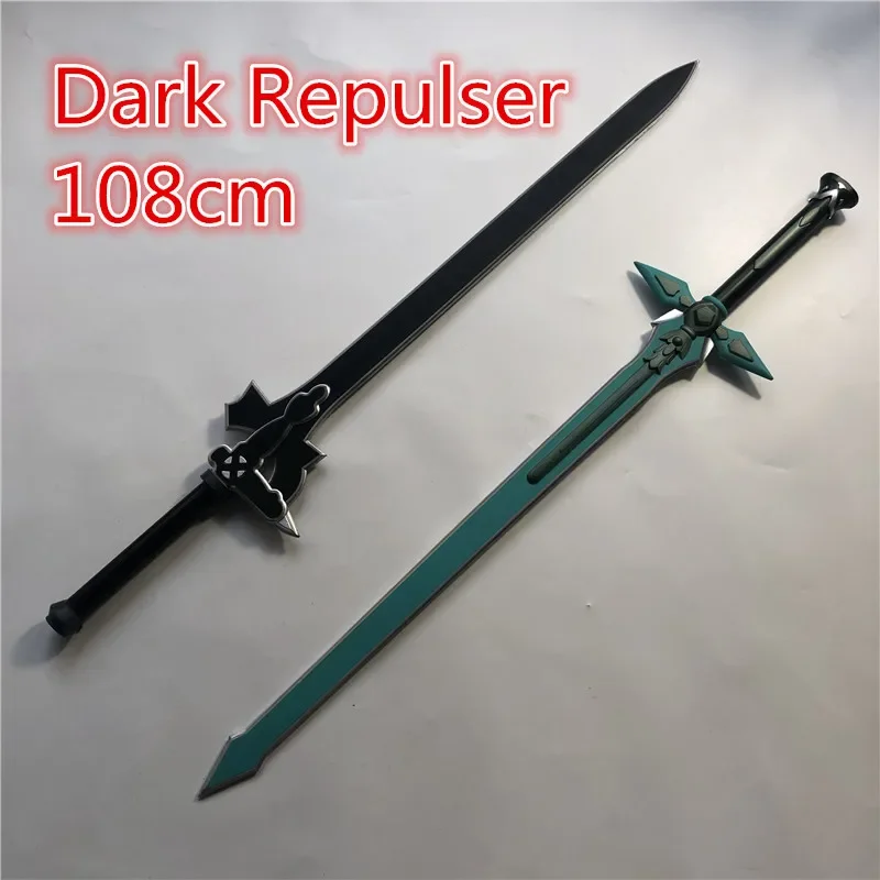 1:1 Asuna Weapon 108cm SAO Sword Dark Repulser Kirigaya Kazuto Elucidator Cosplay Sword Sword Art Online Model PU Gift Big Toy
1:1 Asuna Weapon 108cm SAO Sword Dark Repulser Kirigaya Kazuto Elucidator Cosplay Sword Sword Art Online Model PU Gift Big Toy