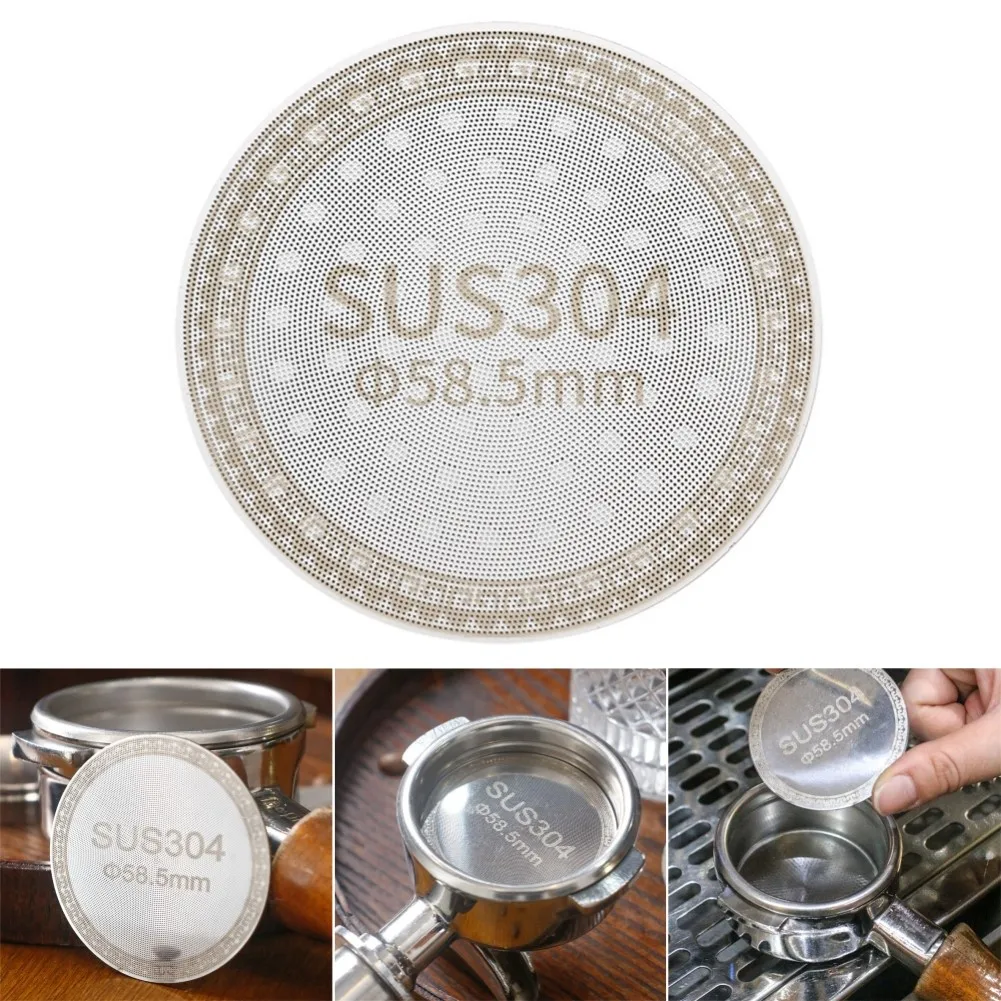 Reusable Coffee Filter Screen 51/53/58mm Heat Resistant Mesh Screen Portafilter Barista Coffee Making Puck Screen For Espresso
Reusable Coffee Filter Screen 51/53/58mm Heat Resistant Mesh Screen Portafilter Barista Coffee Making Puck Screen For Espresso