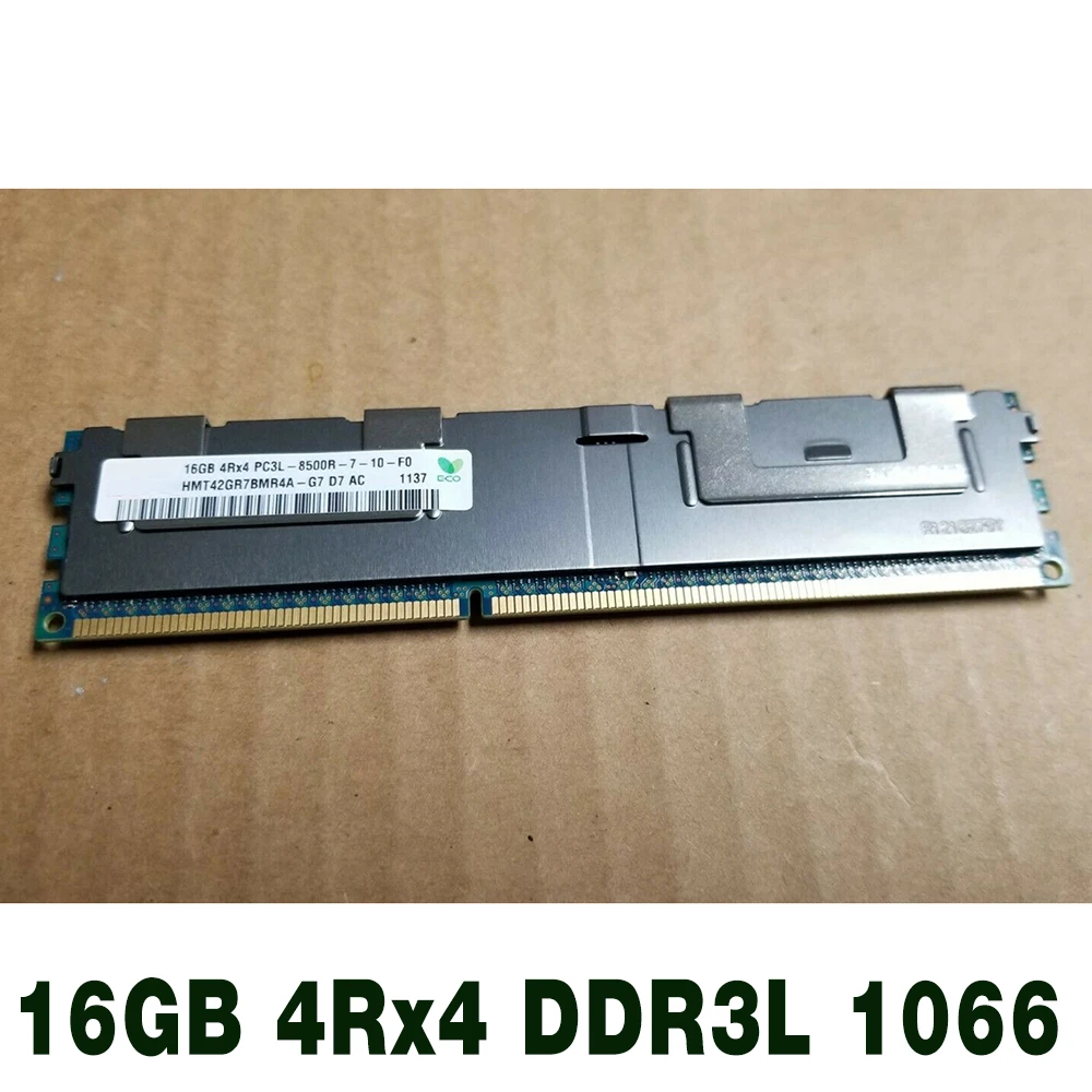 

1 pcs 16G ECC REG PC3L-8500R HMT42GR7BMR4A-G7 RAM For SK Hynix Memory High Quality Fast Ship 16GB 4Rx4 DDR3L 1066