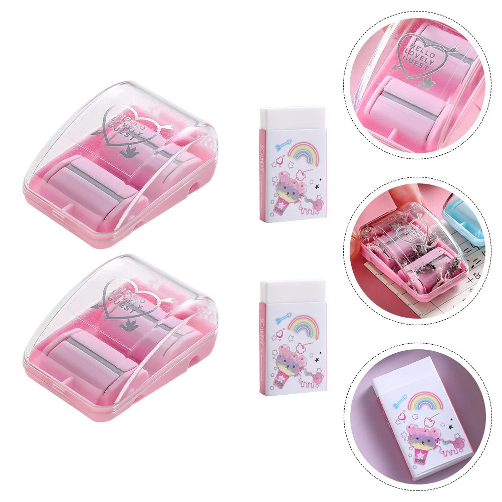 Mini Puzzle Erasers 2 Sets Mini Eraser Cleaner Roller Eraser Desktop Eraser Crumb Collectors Portable Eraser Shaving
Mini Puzzle Erasers 2 Sets Mini Eraser Cleaner Roller Eraser Desktop Eraser Crumb Collectors Portable Eraser Shaving