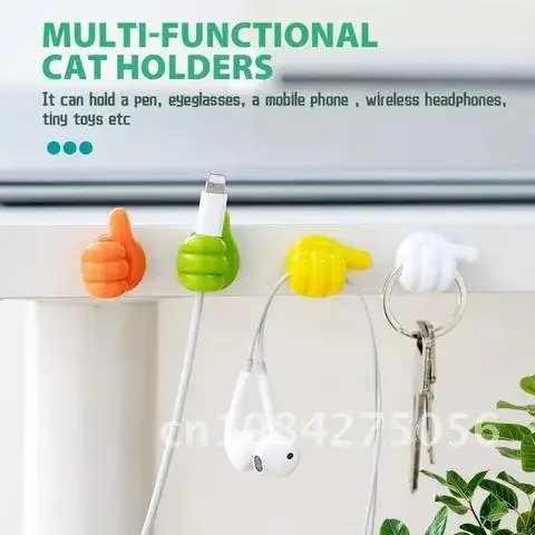 5/10/20Pcs Wall Hooks Silicone Thumb Cable Management Wire Organizer Hanger Storage Holder For Kitchen Bathroom
5/10/20Pcs Wall Hooks Silicone Thumb Cable Management Wire Organizer Hanger Storage Holder For Kitchen Bathroom