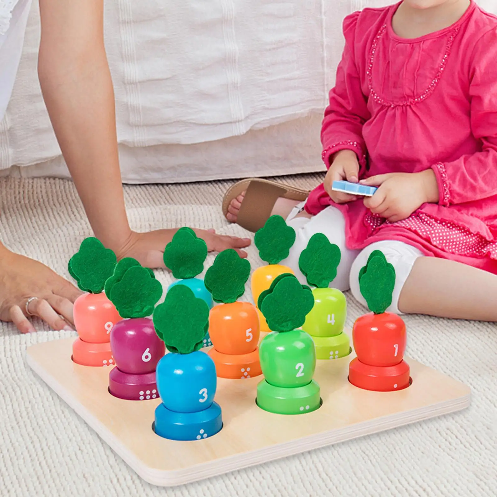 Montessori Color Matching Game Preschool Carrot Harvest Game for Role Play Learning Activity Enlightenment Activity Interaction
Montessori Color Matching Game Preschool Carrot Harvest Game for Role Play Learning Activity Enlightenment Activity Interaction