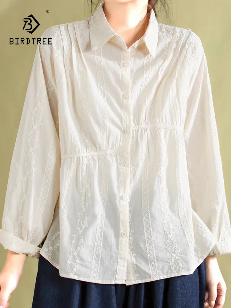 New Autumn Cotton Solid Simplicity Shirt Women Lapel Collar Daily Top Girl Long Sleeve Loose Casual Basic Blouse Winter T3D348QC
New Autumn Cotton Solid Simplicity Shirt Women Lapel Collar Daily Top Girl Long Sleeve Loose Casual Basic Blouse Winter T3D348QC