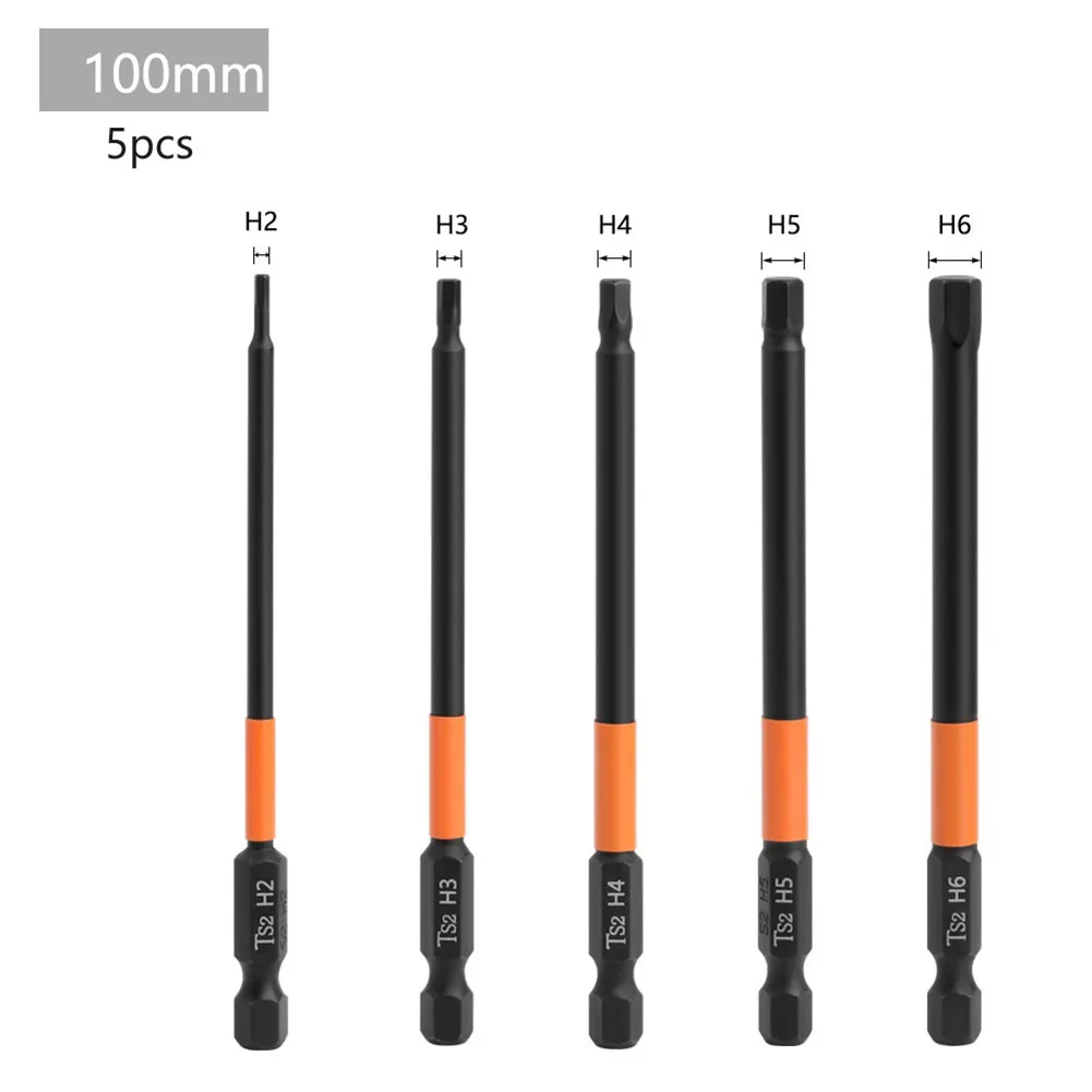 5pcs Hexagon Screwdriver Bit Quick Change Impact Driver Power Drill Length 100mm Alloy Steel Screwdriver Bit
5pcs Hexagon Screwdriver Bit Quick Change Impact Driver Power Drill Length 100mm Alloy Steel Screwdriver Bit