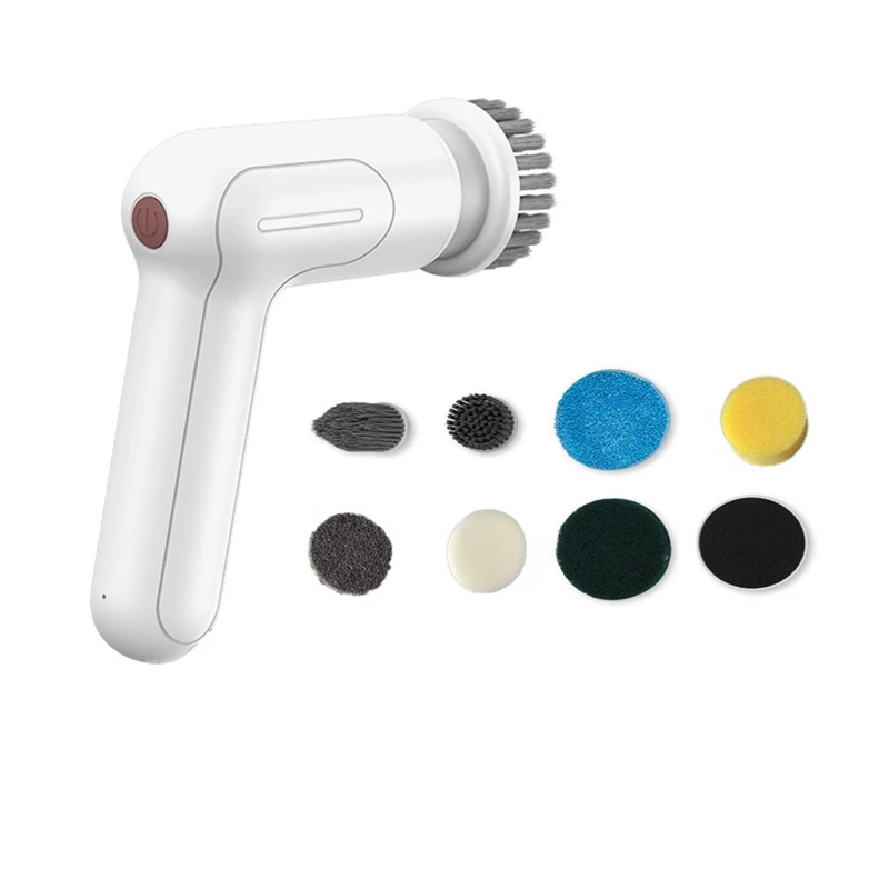 Electric Spin Scrubber, Cordless Shower Scrubber With 8 Replacement Heads, Bathroom Scrubber & Waterproof Electric Easy Install
Electric Spin Scrubber, Cordless Shower Scrubber With 8 Replacement Heads, Bathroom Scrubber & Waterproof Electric Easy Install