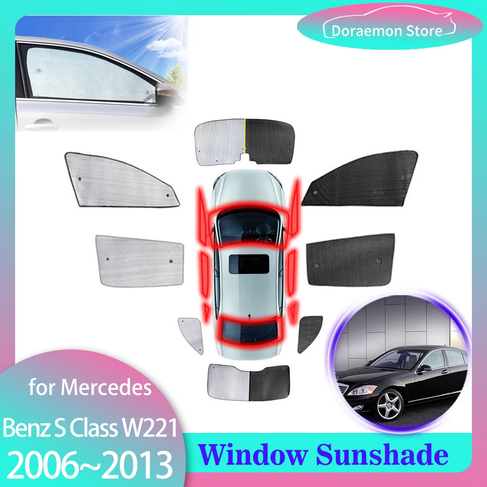 Full Cover Sunshades for Mercedes Benz S Class 550 SWB W221 S250 CDI S350 S300 2006~2013 Windshield Window Visor Mat Accessories
Full Cover Sunshades for Mercedes Benz S Class 550 SWB W221 S250 CDI S350 S300 2006~2013 Windshield Window Visor Mat Accessories