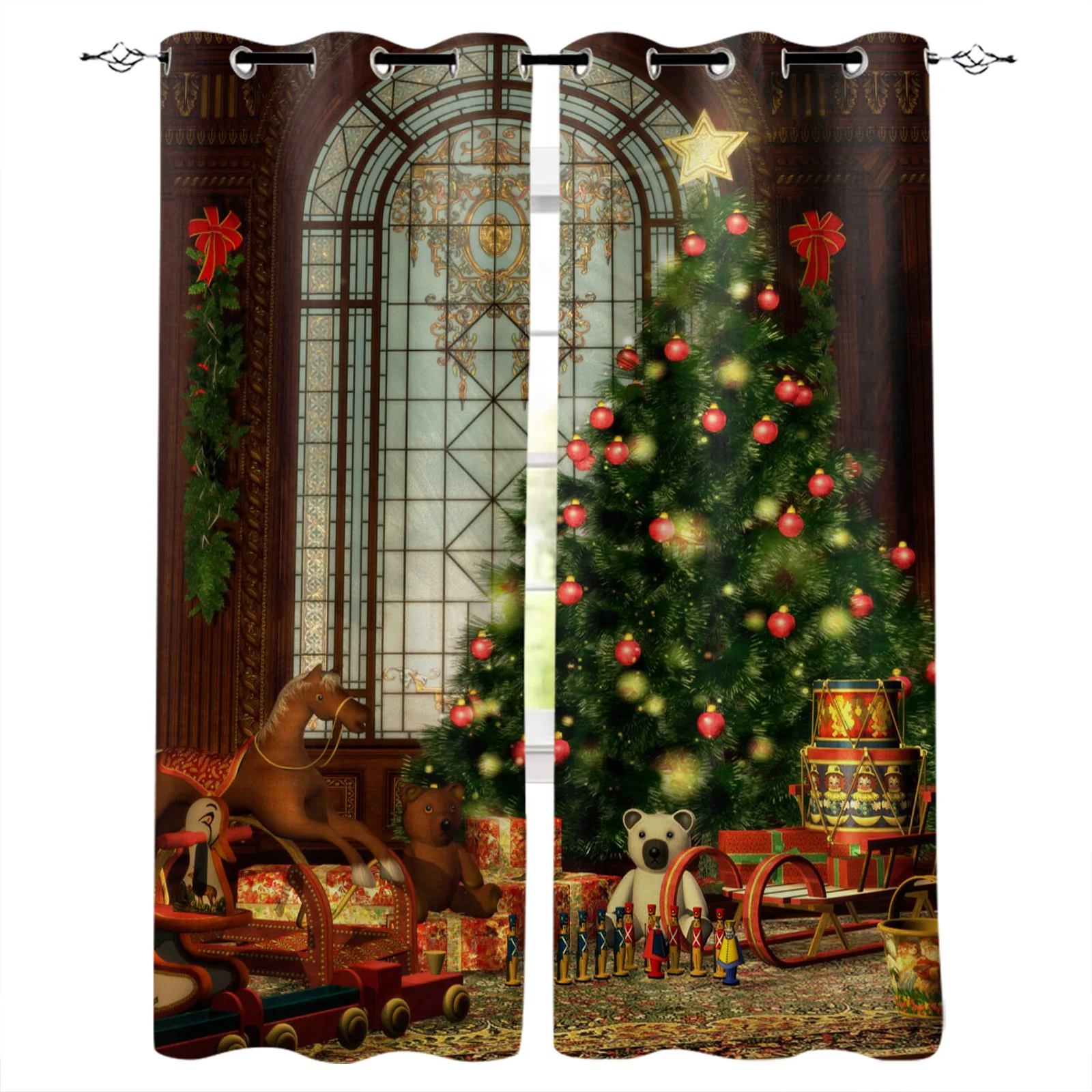Santa Claus Christmas Decoration Christmas Blackout Curtains 3D Print Window Curtain Bedroom Living Room Decor Window Treatments
Santa Claus Christmas Decoration Christmas Blackout Curtains 3D Print Window Curtain Bedroom Living Room Decor Window Treatments
