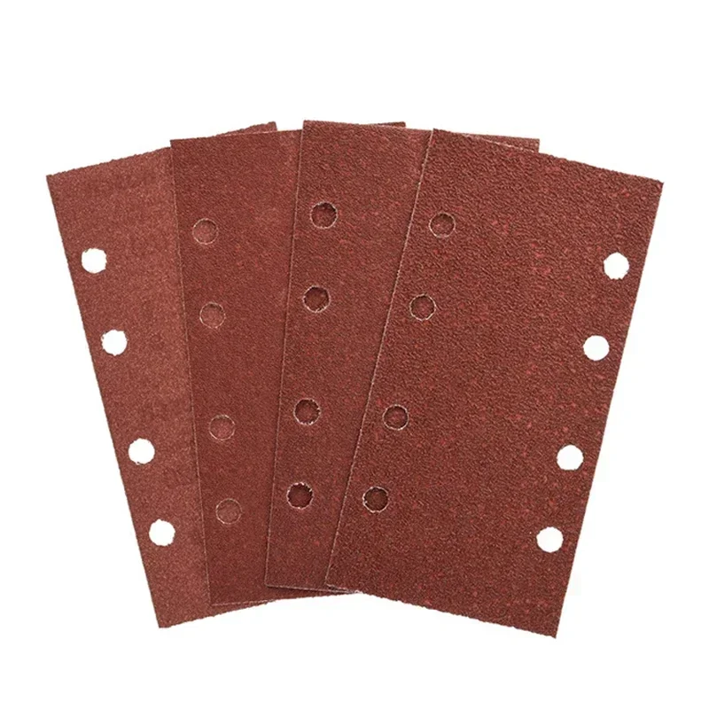 100Pcs 185*93mm Square Sandpaper Aluminum Oxide Sanding Sheets 8 Holes Flocking Sanding Pad For 60-1500 Grits Abrasive Tool
100Pcs 185*93mm Square Sandpaper Aluminum Oxide Sanding Sheets 8 Holes Flocking Sanding Pad For 60-1500 Grits Abrasive Tool