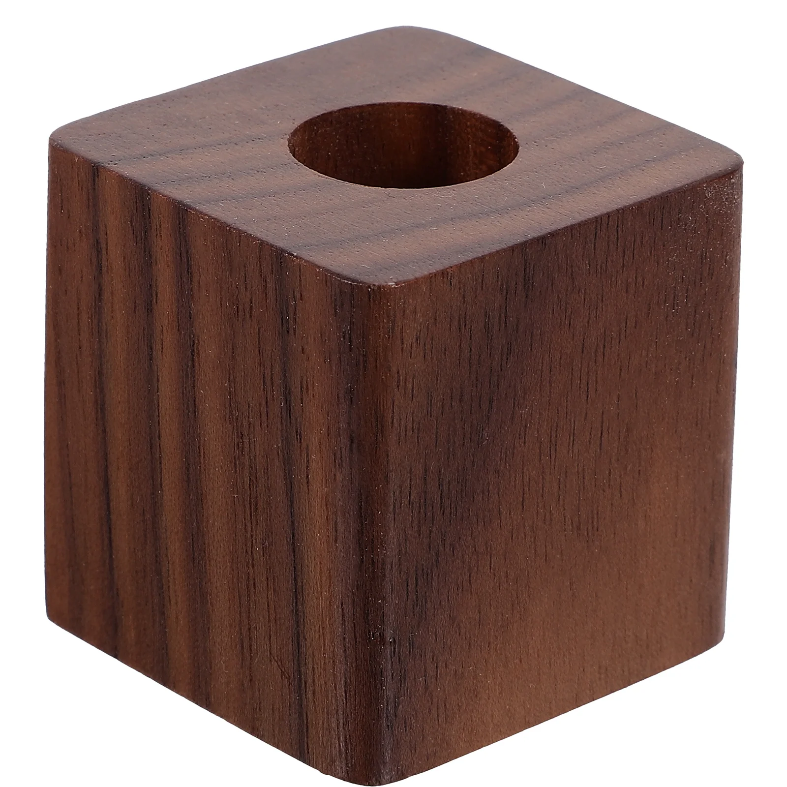 

Cube Pen Holder Pen Rest Stand Wood Pen Storage Base Home Office School Single Pen Stand Home Pen School Desk Pen Base