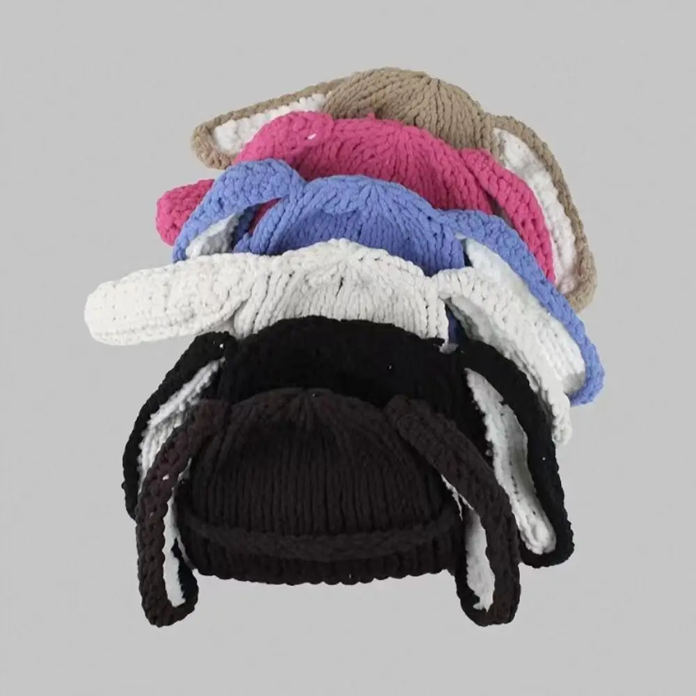 Woolen Yarn Long Ear Hat New Winter Warm Cute Rabbit Ears Hats Bunny Crochet Knitted Hat
Woolen Yarn Long Ear Hat New Winter Warm Cute Rabbit Ears Hats Bunny Crochet Knitted Hat