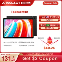 Teclast M40 10.1 Inch Tablet 1920x1200 Android 10 6GB RAM 128GB ROM UNISOC T618 Octa Core 4G Network Dual Wifi Type-C Teclast M40 10.1 Inch Tablet 1920x1200 Android 10 6GB RAM 128GB ROM UNISOC T618 Octa Core 4G Network Dual Wifi Type-C
