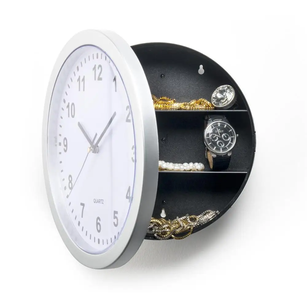 

Original Clock Safe Jewelry Watch Money Storage Hidden Box Wall Clock Valuables Silver Storage Box Clocks