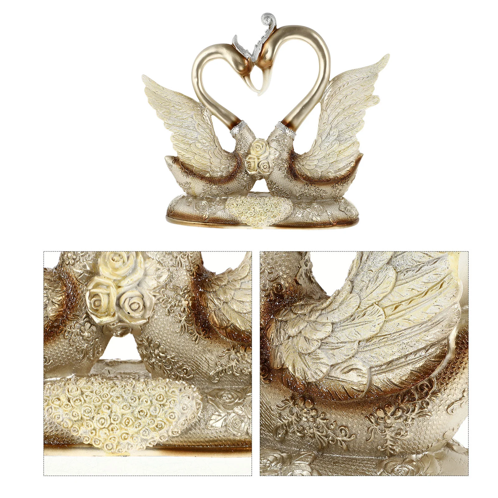 Resin Swan Figurines Couple Swan Ornament Love Swan Sculpture Wedding Sculpture Valentine Lover Figurines Couple Swan Sculpture
Resin Swan Figurines Couple Swan Ornament Love Swan Sculpture Wedding Sculpture Valentine Lover Figurines Couple Swan Sculpture