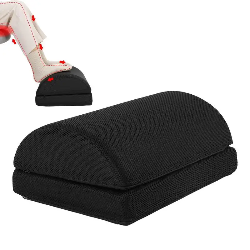 

Ergonomic Feet Pillow Relaxing Cushion Support Under Desk Feet Stool For Home Work Travel Footrest Massage