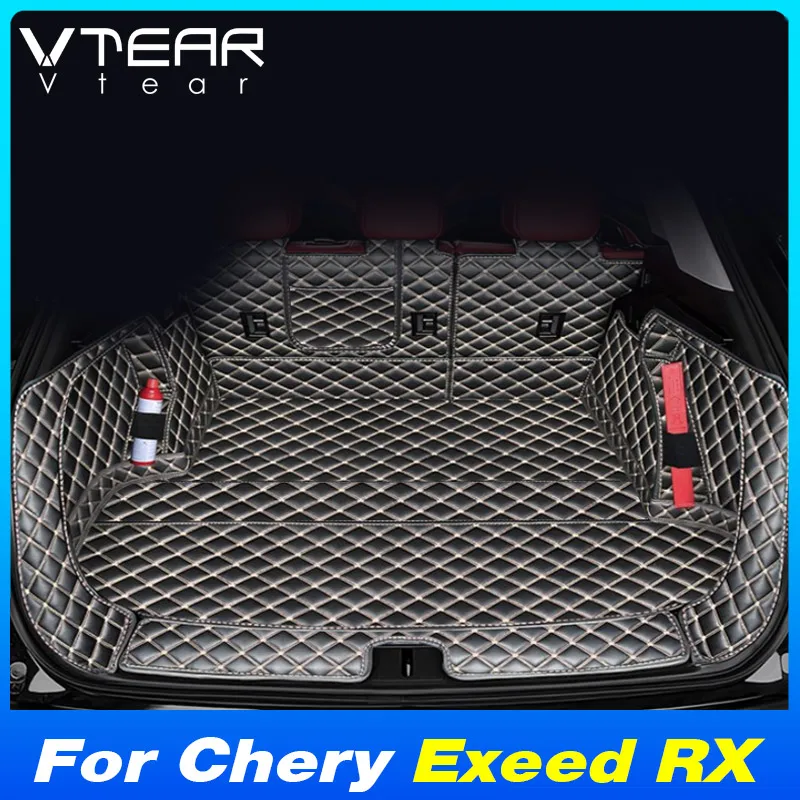 

Vtear коврик для багажника автомобиля, защита от грязи, украшение, напольный коврик, внутренняя Пылезащитная подкладка, аксессуары, детали для Chery Exeed RX 2024