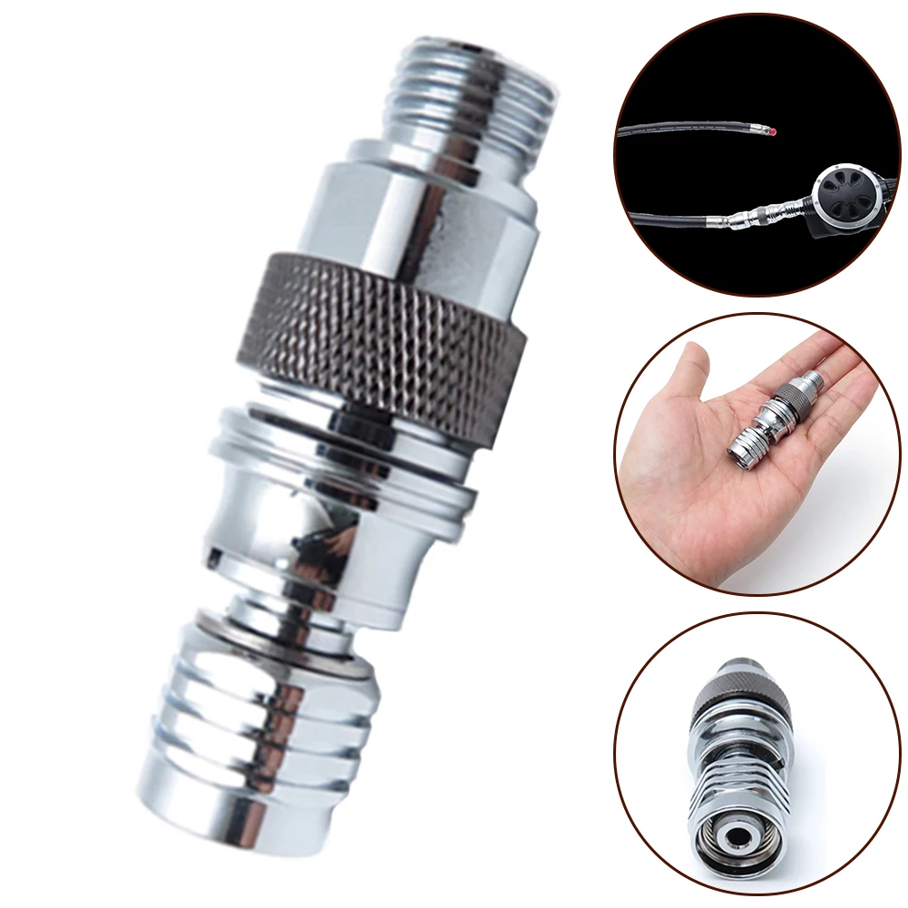 

Diving Full Face Secondary Head Adjuster Self-locking Connector Adapter Outdoor Water Sports Accessories Durable Chrome Plated