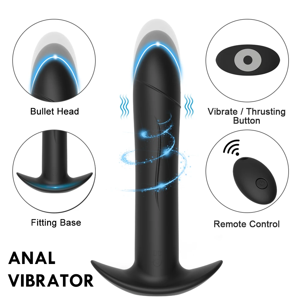 Телескопический Анальный Вибратор