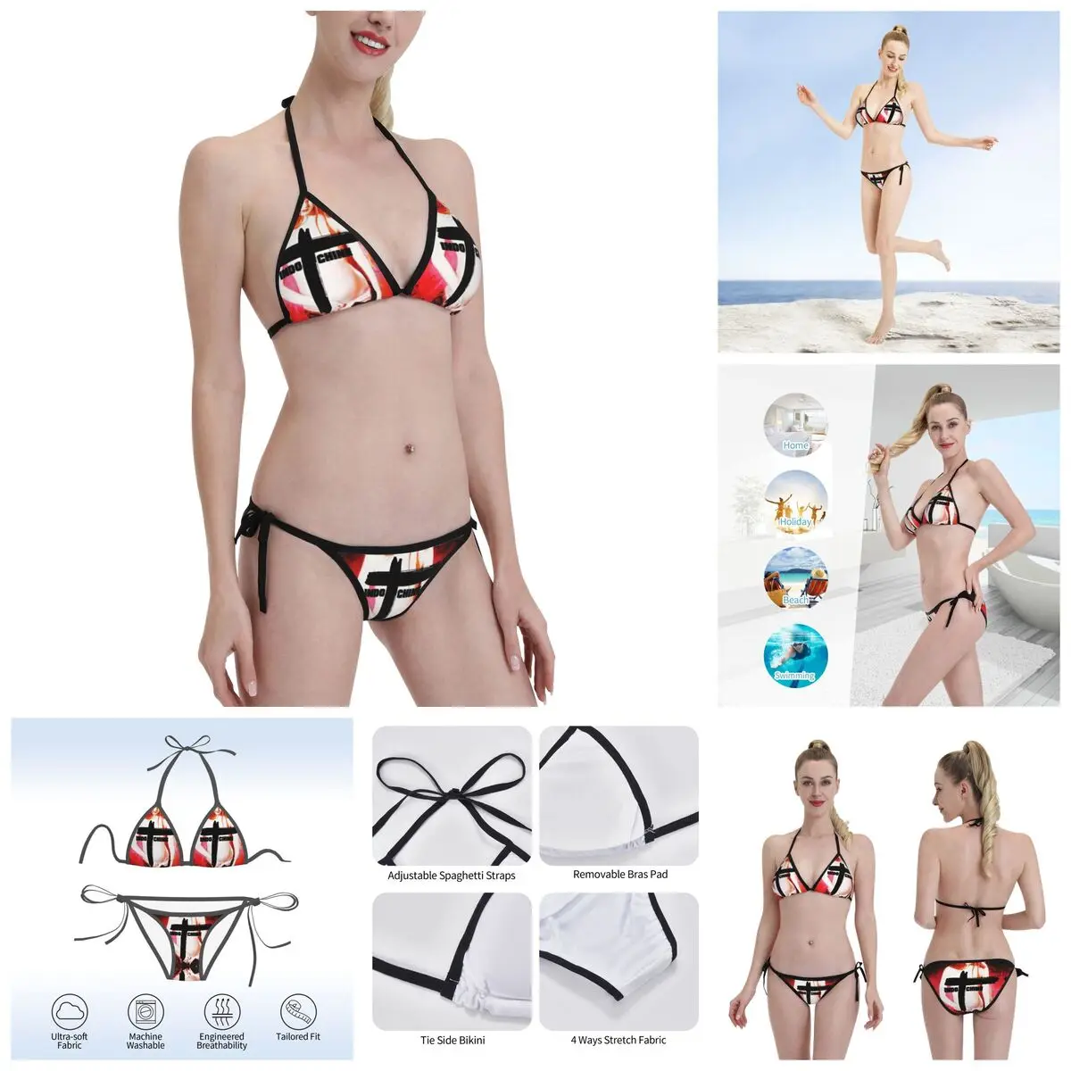 Anime Amazing Rock Band Indochine Logos Album Bikinis sexy Triangle Bikini Printed Low Vintage Bikini bathing suit SwimSuit
Anime Amazing Rock Band Indochine Logos Album Bikinis sexy Triangle Bikini Printed Low Vintage Bikini bathing suit SwimSuit