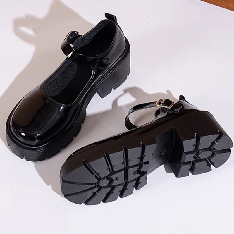 Женские Туфли Мэри Джейн, весенняя обувь JK Lolita, женские туфли на платформе, японские милые туфли на массивном каблуке, женская обувь из мягкой кожи
Женские Туфли Мэри Джейн, весенняя обувь JK Lolita, женские туфли на платформе, японские милые туфли на массивном каблуке, женская обувь из мягкой кожи
