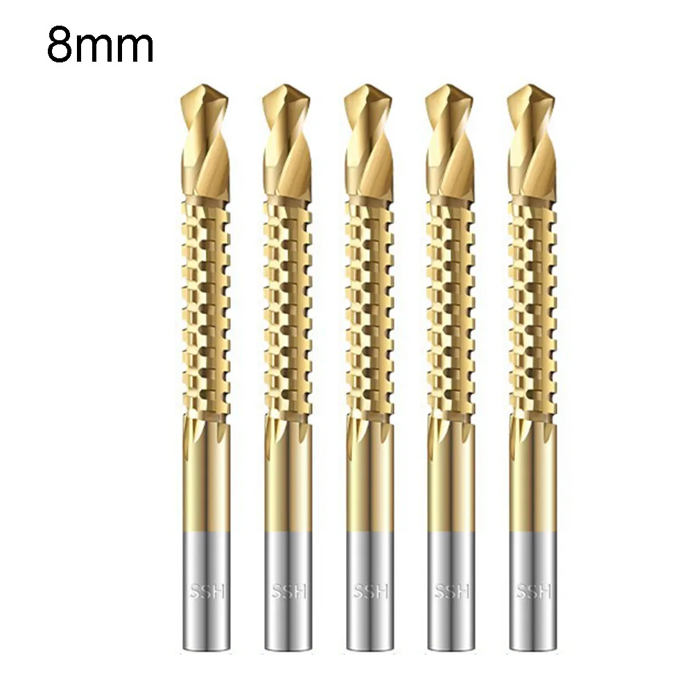 5pcs Cobalt Drill Bit Spiral Screw Metric Composite Tap Drill Cutting Drilling 3mm - 8mm For Wood Metal Hole Cutter
5pcs Cobalt Drill Bit Spiral Screw Metric Composite Tap Drill Cutting Drilling 3mm - 8mm For Wood Metal Hole Cutter