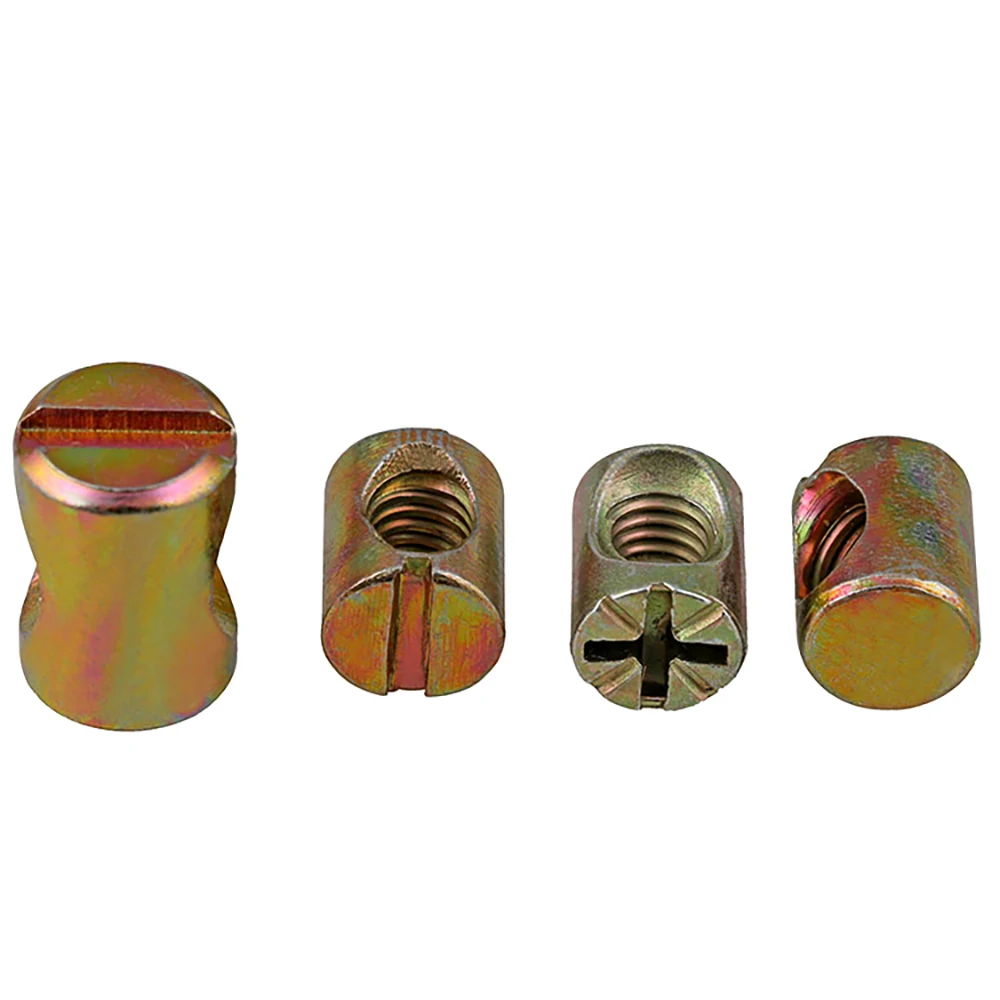 10pcs M6 M8 Barrel Bolts Cross Dowel Slotted Fittings For Beds Crib Chairs Horizontal Hole Nut Hammer Embedded Nut
10pcs M6 M8 Barrel Bolts Cross Dowel Slotted Fittings For Beds Crib Chairs Horizontal Hole Nut Hammer Embedded Nut