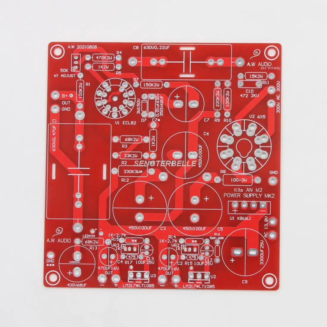 Трубка HiFi MK2 ECL82 + 6X5, регулируемая плата источника питания, печатная плата, Регулируемый блок питания для предусилителя/фонографа
Трубка HiFi MK2 ECL82 + 6X5, регулируемая плата источника питания, печатная плата, Регулируемый блок питания для предусилителя/фонографа