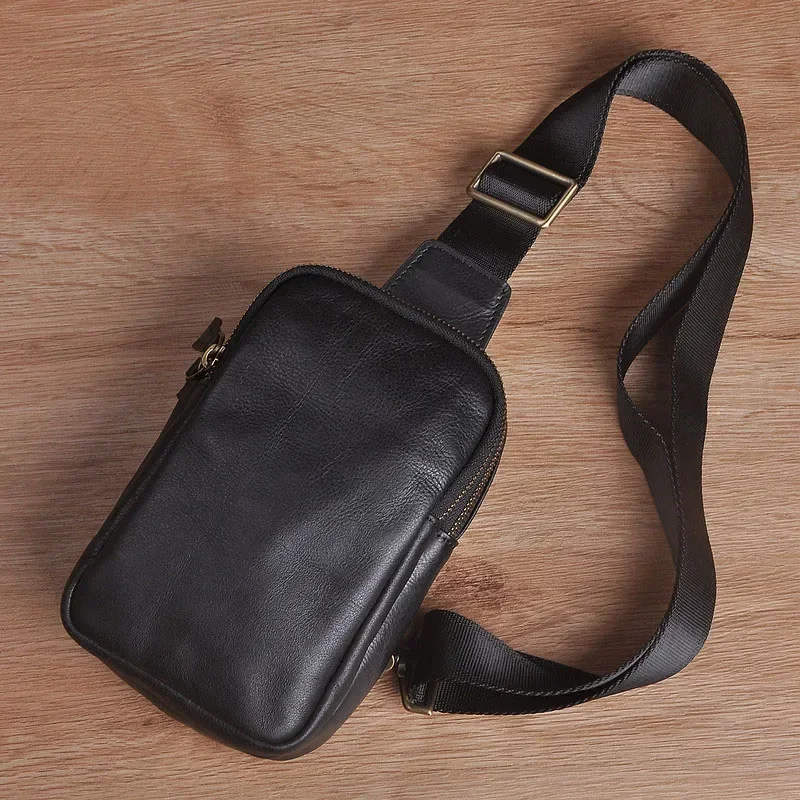 

Mobile Bag Bag Bag Layer Mini Super Chest AETOO Casual Phone First Leather New Hot Tide Shoulder Small Bag