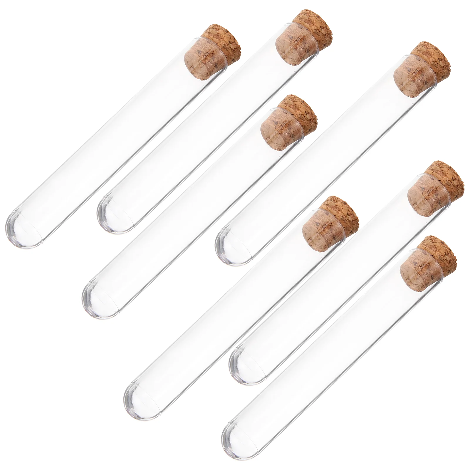 Clear Test Tubes with Cork Stoppers Vials Container Sample Tubes for Candy Jewelry Beads Powder Scientific Experiments
Clear Test Tubes with Cork Stoppers Vials Container Sample Tubes for Candy Jewelry Beads Powder Scientific Experiments