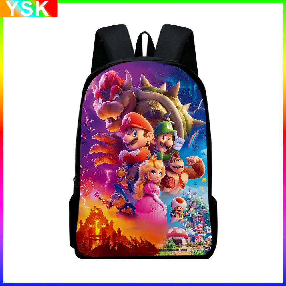 3D New Children's Super Mario Bros. Movie School Bag Primary School Anime Mario Backpack Backpack
3D New Children's Super Mario Bros. Movie School Bag Primary School Anime Mario Backpack Backpack