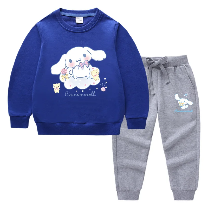 Cute Sanrio Cinnamoroll Kids Autumn Sports Suits Kawaii Anime Girls Girl Children Clothing Long Sleeve Trousers Cartoon Homewear
Cute Sanrio Cinnamoroll Kids Autumn Sports Suits Kawaii Anime Girls Girl Children Clothing Long Sleeve Trousers Cartoon Homewear