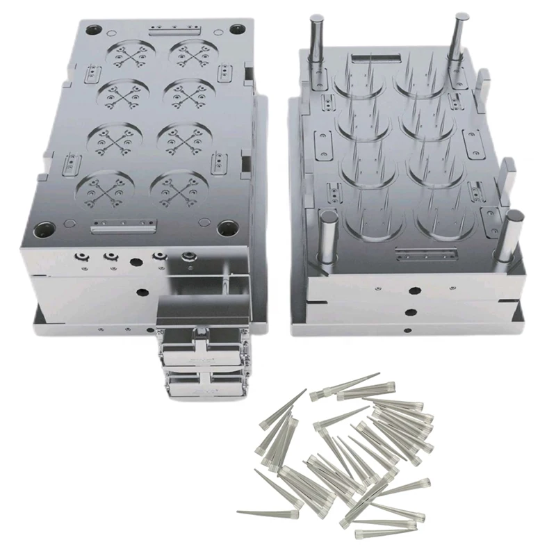 Mold Factory Customized High Speed Hot Runner Plastic Pipette Tips Injection Mould
Mold Factory Customized High Speed Hot Runner Plastic Pipette Tips Injection Mould