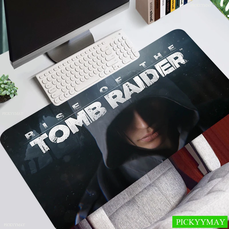 

Tomb Raider 80x30cm XL Lock Edge Large Gaming Mouse Pad Computer Gamer Keyboard Mat Mouse Mat Beast Desk Mat Mousepad For Gift