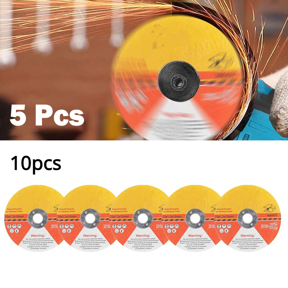 5/10pcs 75mm Mini Cutting Disc Circular Resin Saw Blade Grinding Wheel Cutting Disc For Steel Stone Cutting Angle Grinding Tools
5/10pcs 75mm Mini Cutting Disc Circular Resin Saw Blade Grinding Wheel Cutting Disc For Steel Stone Cutting Angle Grinding Tools
