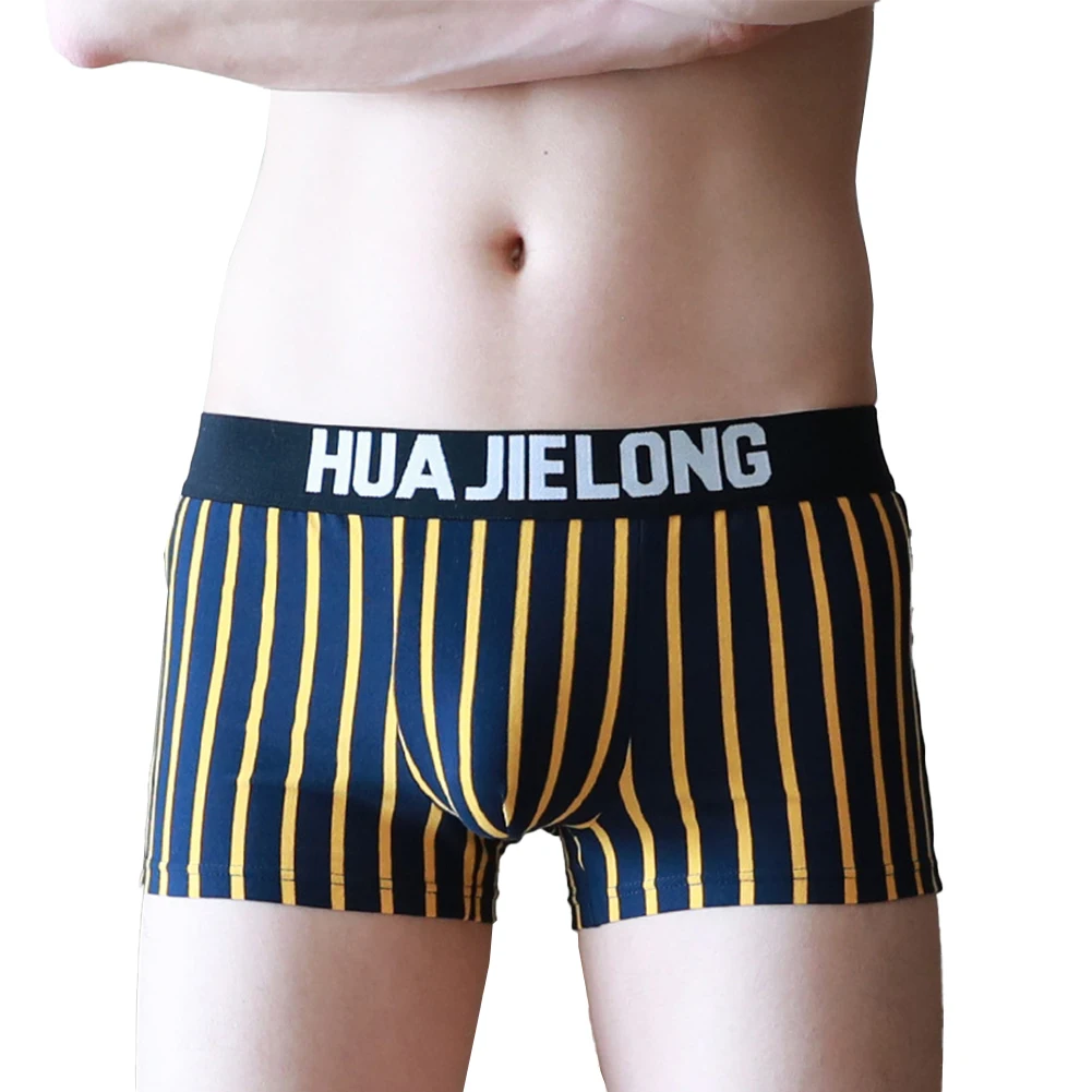 Mens Sexy Vertical Striped Boxers Briefs U Convex Pouch Underpants Cotton Breathable Comfortable Shorts Low Waist Underwear
Mens Sexy Vertical Striped Boxers Briefs U Convex Pouch Underpants Cotton Breathable Comfortable Shorts Low Waist Underwear