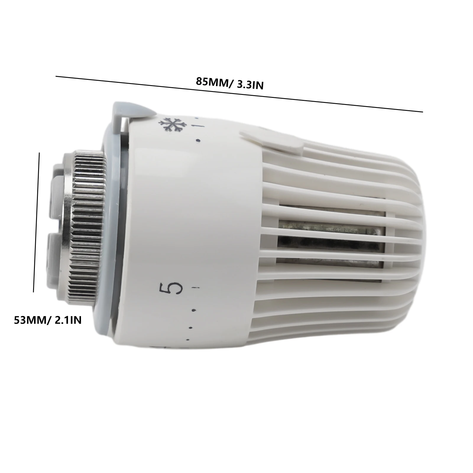 1pcs Thermostatic Temperature Control Valve Head M30x1.5 Radiator Replacement Head 8.5*5.3cm Adjustable Control Valve Heating
1pcs Thermostatic Temperature Control Valve Head M30x1.5 Radiator Replacement Head 8.5*5.3cm Adjustable Control Valve Heating